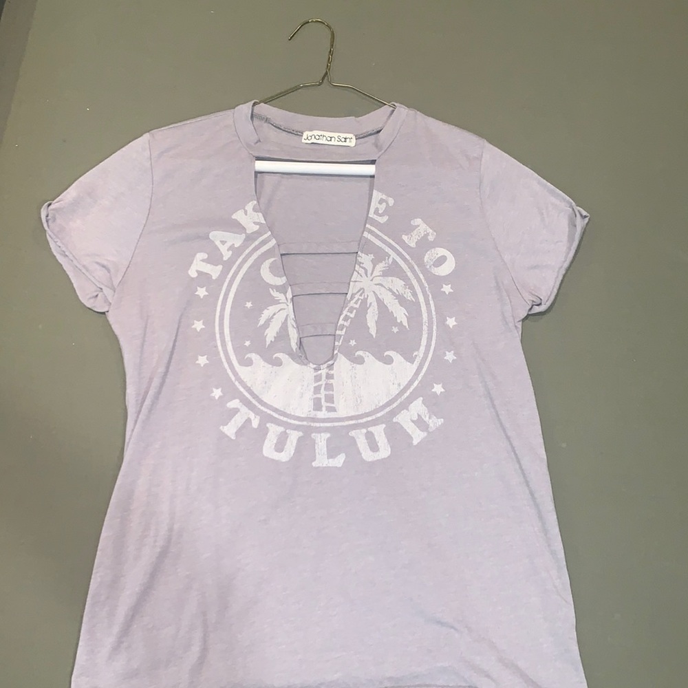Jonathan Saint cutout t-shirt